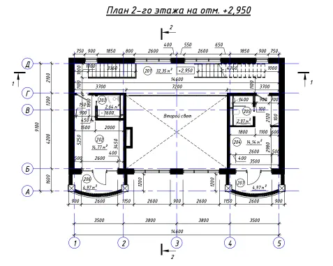 Проект трехэтажного дома — 372 кв.м.